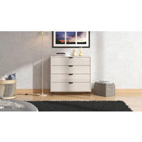 KOMMODE  in 93/90/40 cm  - Kaschmir, KONVENTIONELL, Glas/Holzwerkstoff (93/90/40cm) - Stylife