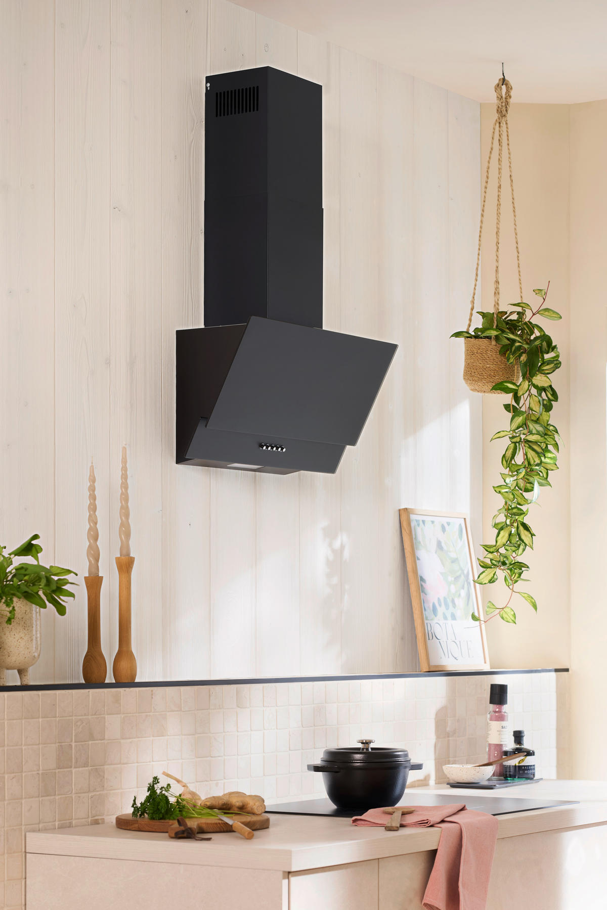 DUNSTABZUGSHAUBE CH35060MS-19  - Schwarz, Trend, Glas/Metall (60/59,5-87,5/26,3cm) - Respekta