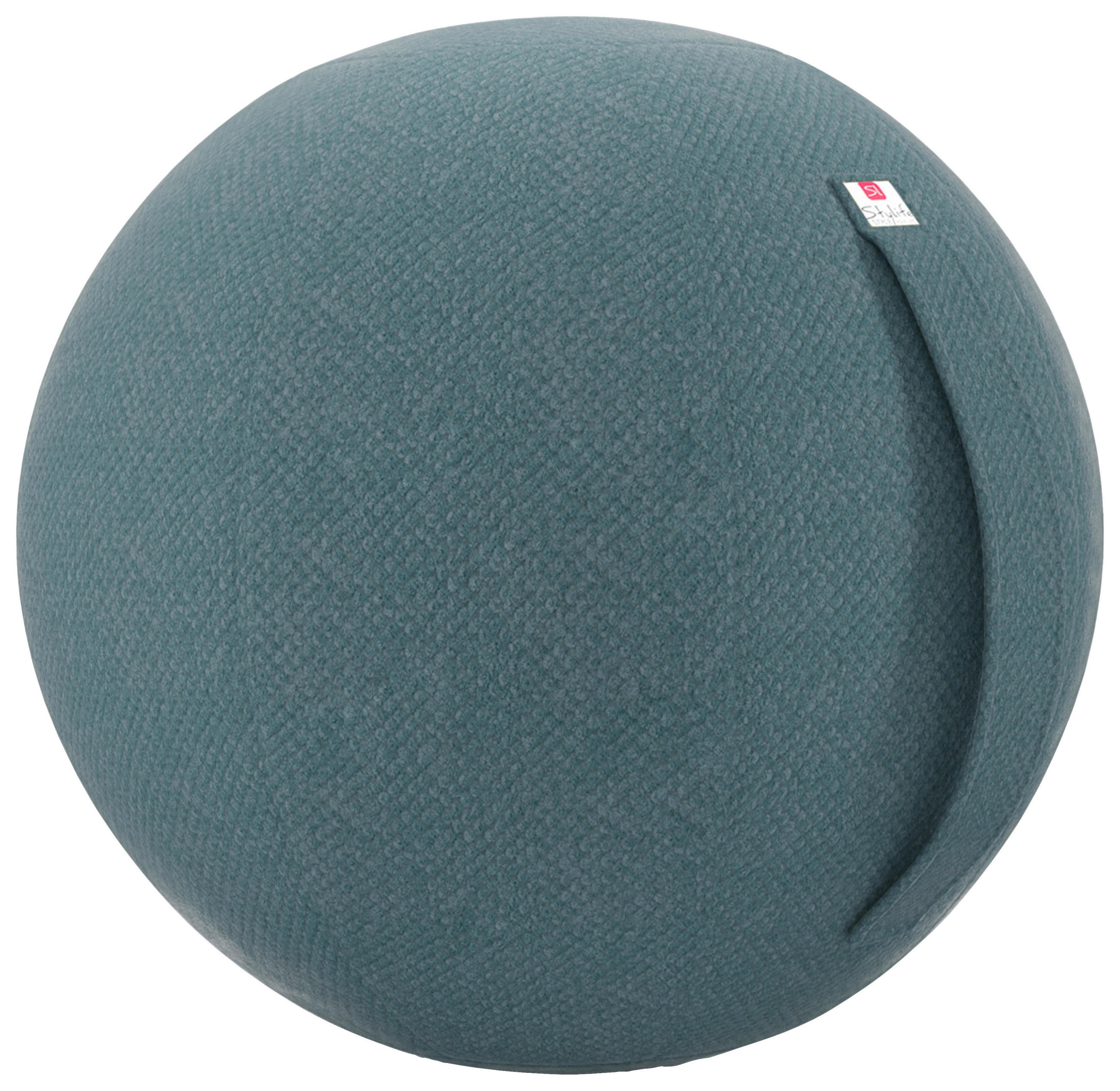 SITZBALL Plüsch  - Blau, Design, Textil (60/60/60cm) - Stylife