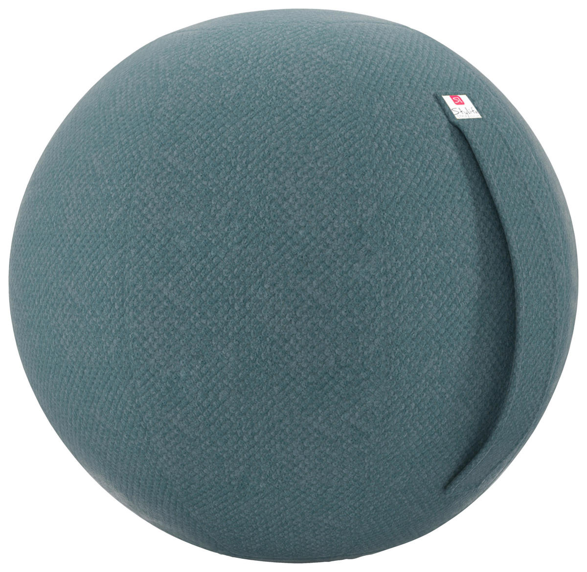 SITZBALL Plüsch  - Blau, Design, Textil (60/60/60cm) - Stylife