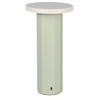 AKKU-TISCHLEUCHTE Ion 16/31,6 cm   - Grün, Design, Stein/Metall (16/31,6cm) - Dieter Knoll