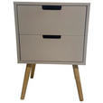 NACHTSCHRANK 40/60/30 cm Kiefer massiv  - Kaschmir/Naturfarben, Design, Holz/Holzwerkstoff (40/60/30cm) - Xora