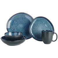 KOMBISERVICE Blau SØREN BLUE 10-teilig 2 Personen  - Blau, Trend, Keramik - Novel
