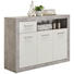 KOMMODE 117/88/37 cm - Silberfarben/Alufarben, Design, Holzwerkstoff/Kunststoff (117/88/37cm) - Carryhome KOMMODE 117/88/37 cm - Silberfarben/Alufarben, Design, Holzwerkstoff/Kunststoff (117/88/37cm) - Carryhome