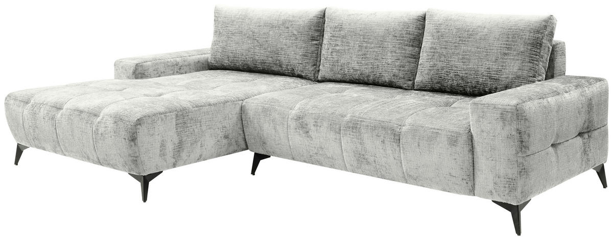 SOFFA i taupe  - svart/taupe, Design, metall/textil (175/290cm) - Stylife