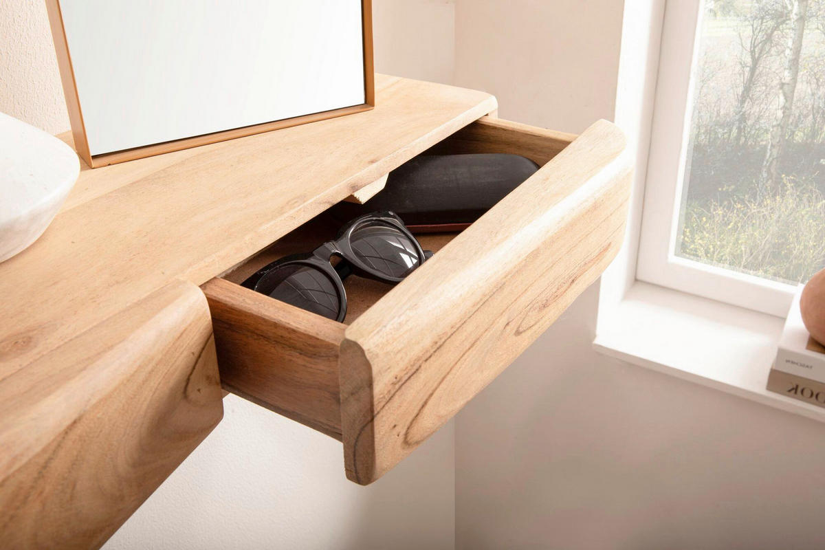 WANDBOARD in 100/8/20 cm Akaziefarben  - Akaziefarben, Design, Holz (100/8/20cm) - Livetastic