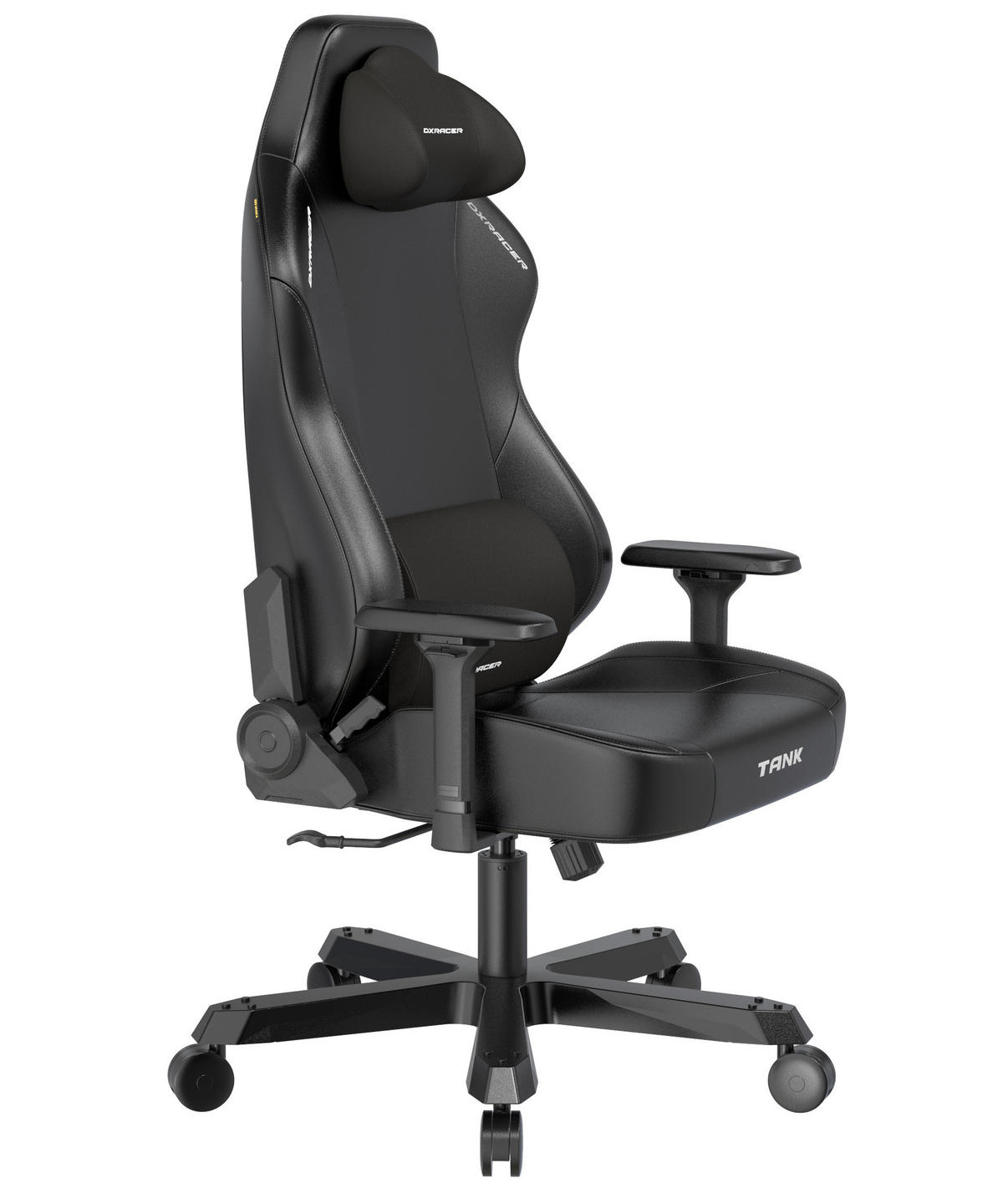 GAMINGSTUHL Schwarz Metall, Textil   - Schwarz, KONVENTIONELL, Textil/Metall (80/138,5-148/60cm) - Dxracer
