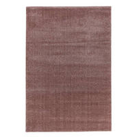 WEBTEPPICH 67/130 cm Aubergine  - Aubergine, Basics, Textil (67/130cm) - Novel