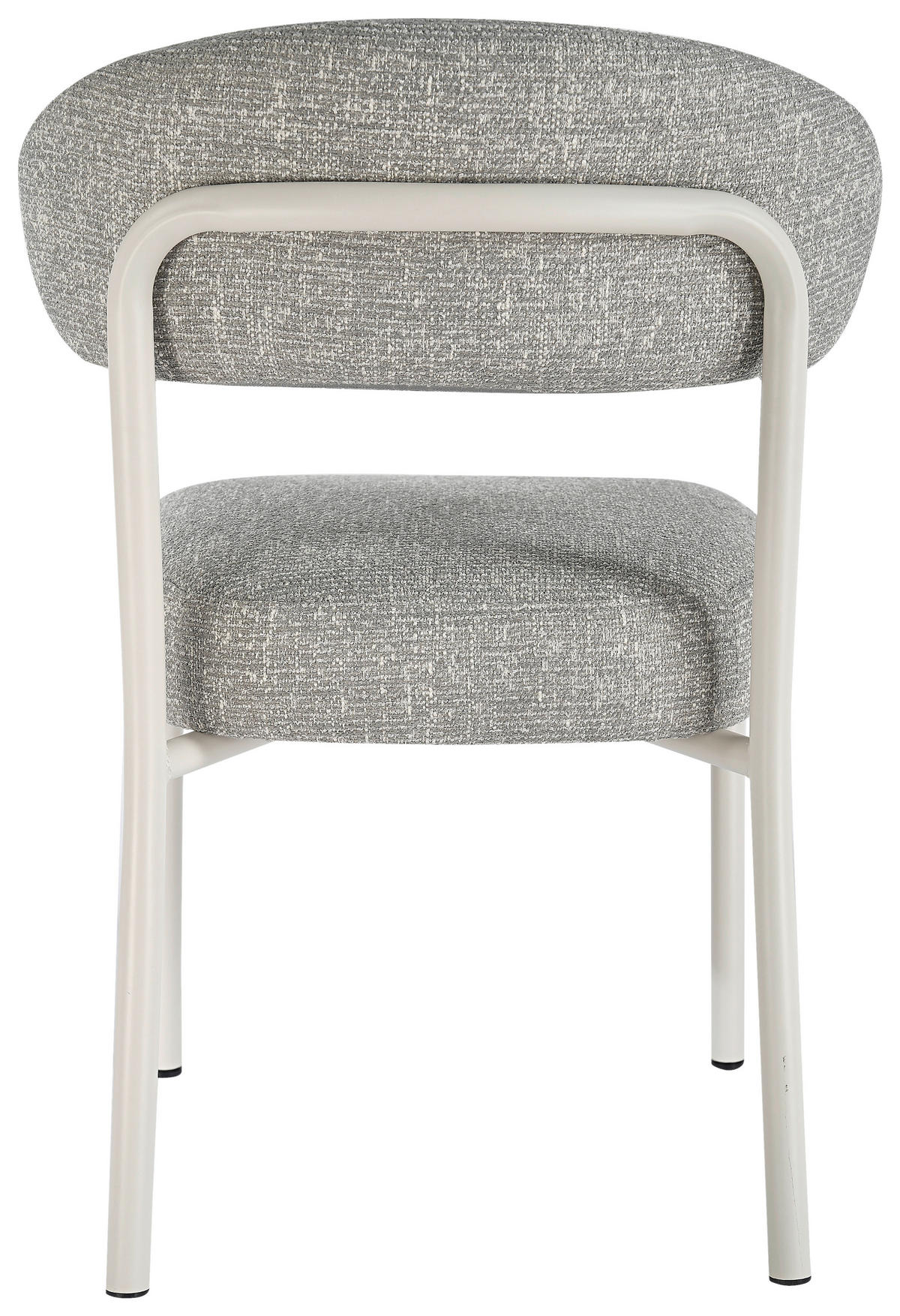 STUHL  Stoffauswahl Webstoff  Hellgrau, Beige  - Beige/Hellgrau, Design, Textil/Metall (56/82/58.5cm) - Milino