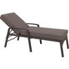 LEŽALJKA VRTNA  smeđa, taupe  metal, plastika, tekstil      - smeđa/taupe, Design, metal/tekstil (190/106/75cm) - Ambia Garden
