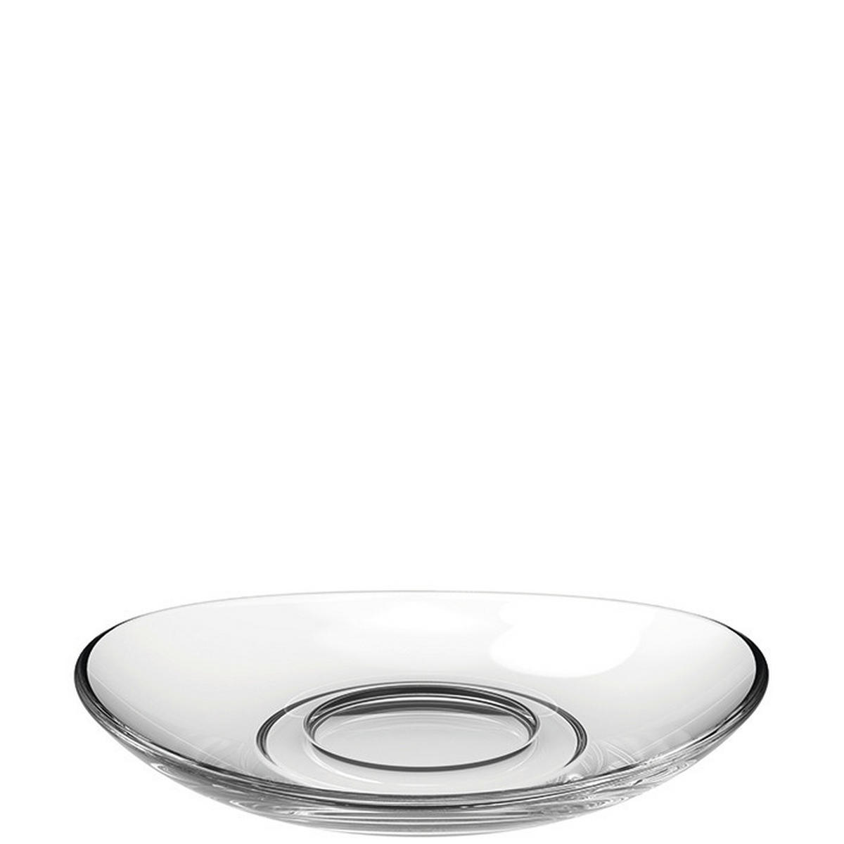 UNTERTASSENSET Napoli    - Klar, KONVENTIONELL, Glas (11cm) - Leonardo