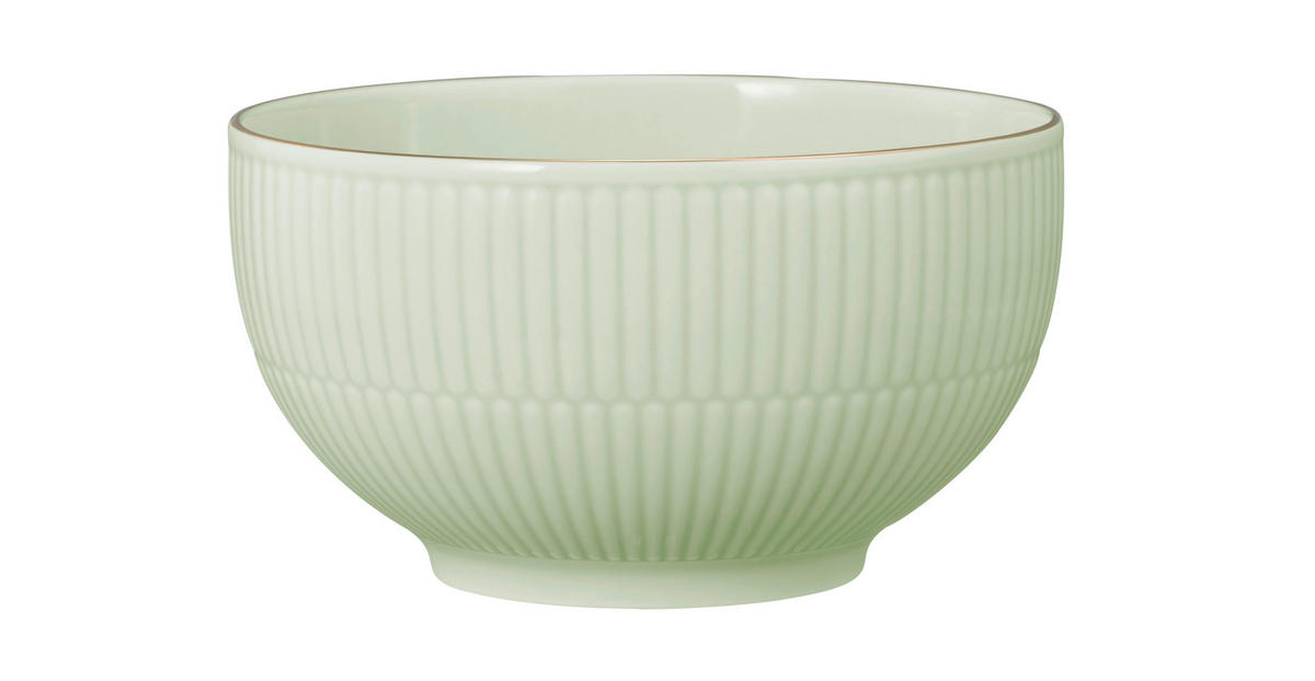 SKODELICA ZA KOSMIČE  Amina  keramika  15 cm        - zlate barve/žajbljevo zelena, Basics, keramika (15cm) - Seltmann Weiden