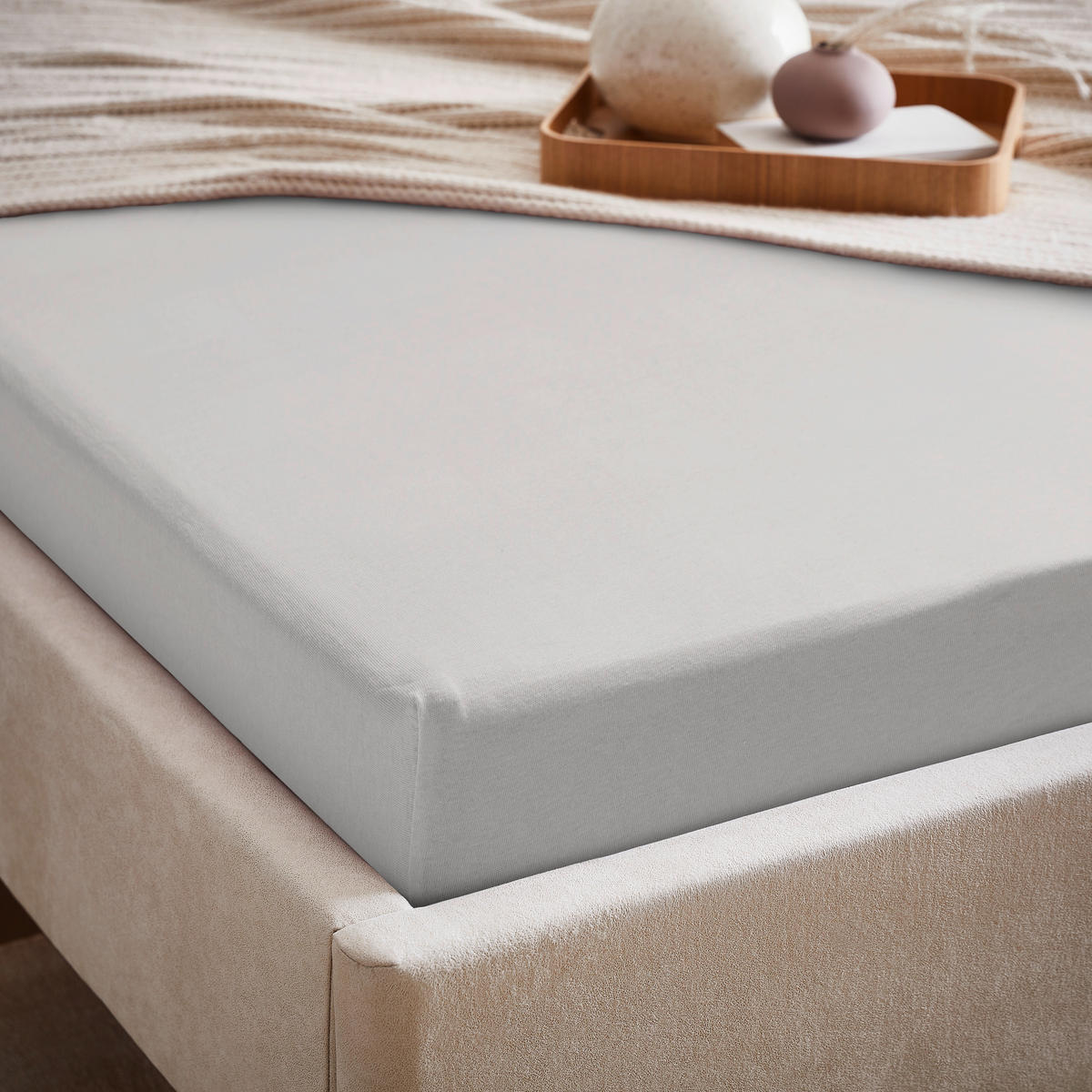 SPANNLEINTUCH 120/220 cm  - Grau, Basics, Textil (120/220cm) - Dieter Knoll