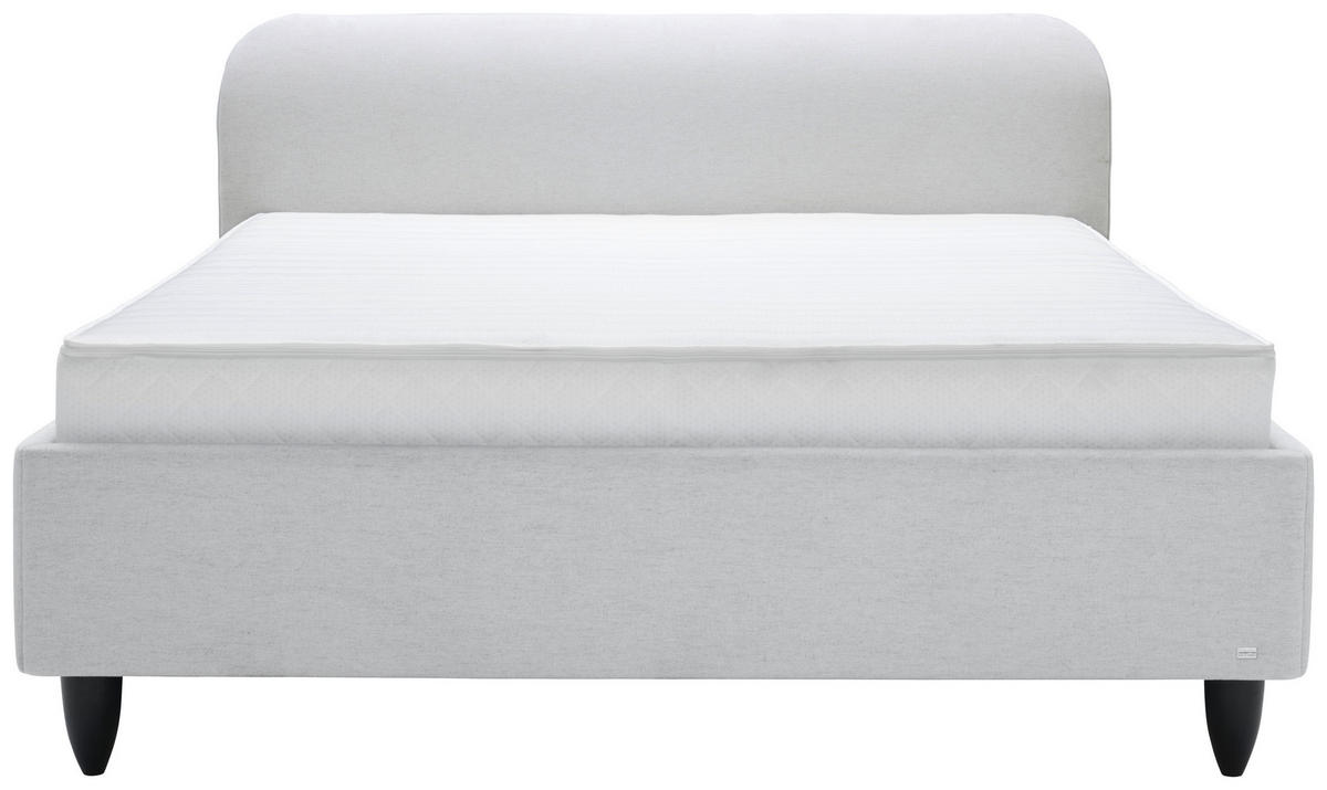 BOXSPRINGBETT 180/200 cm  in Beige  - Beige/Schwarz, Design, Kunststoff/Textil (180/200cm) - RUF Betten