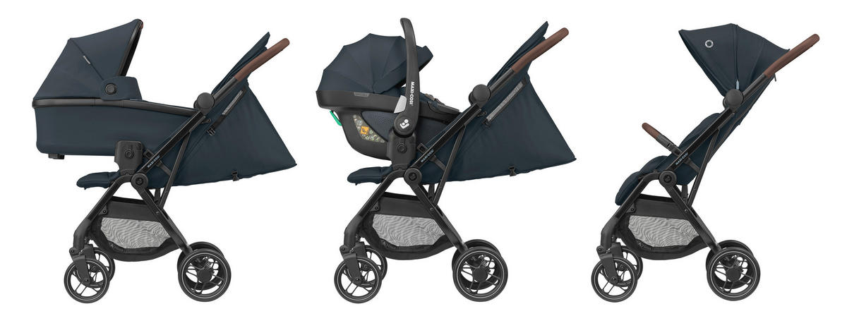 BUGGY Soho  - Dunkelgrau/Schwarz, Basics, Metall (50/105/88cm) - Maxi-Cosi