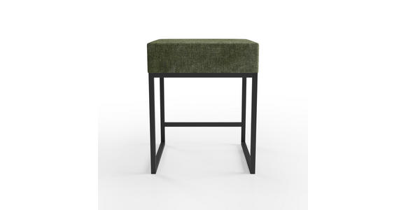 NACHTSCHRANK 45/55/45 cm - Schwarz/Grün, Design, Textil/Metall (45/55/45cm) - Esposa