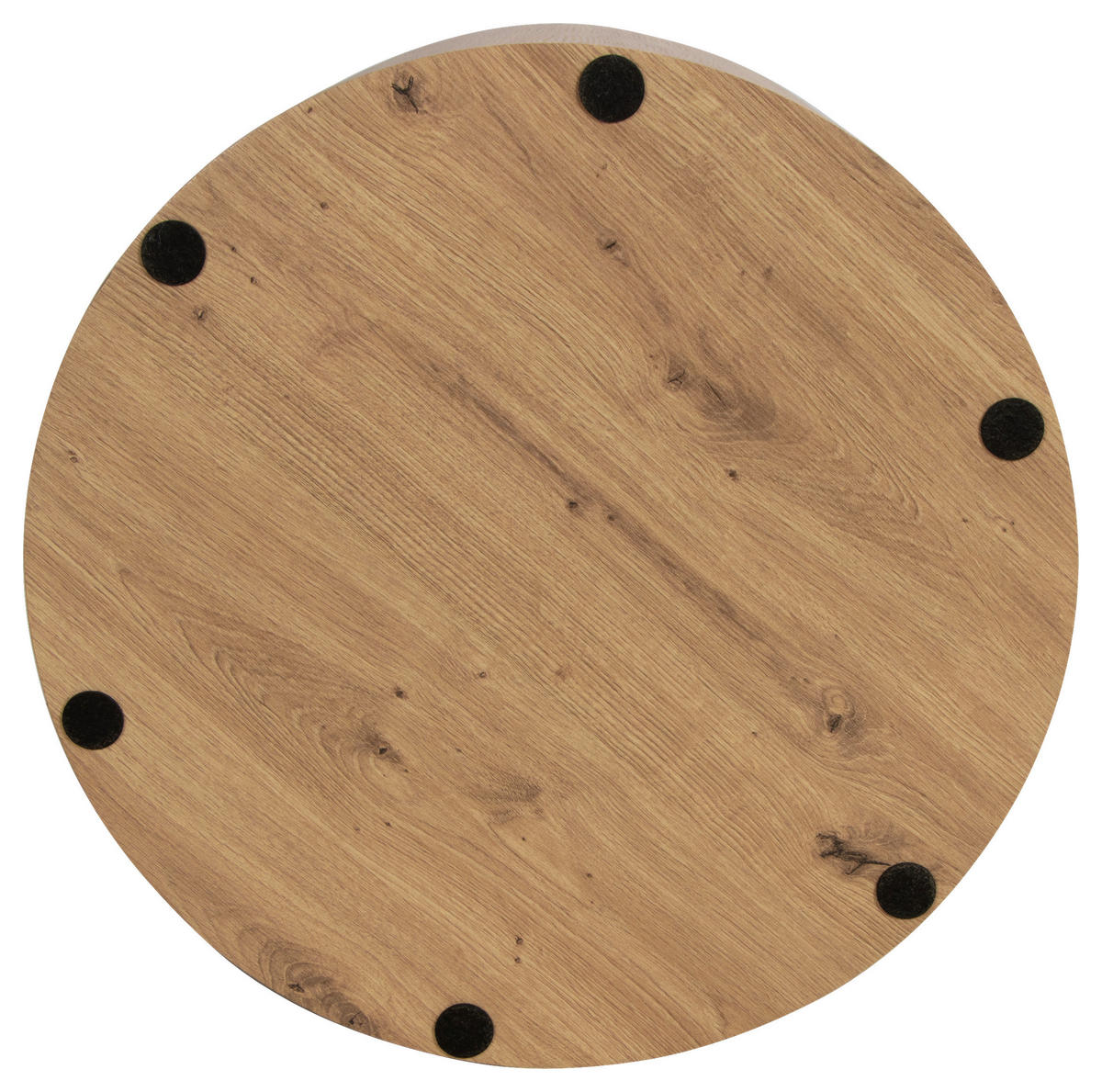 BEISTELLTISCH 60/60/40 cm Eichefarben rund  - Eichefarben, Design, Holzwerkstoff (60/60/40cm) - MID.YOU