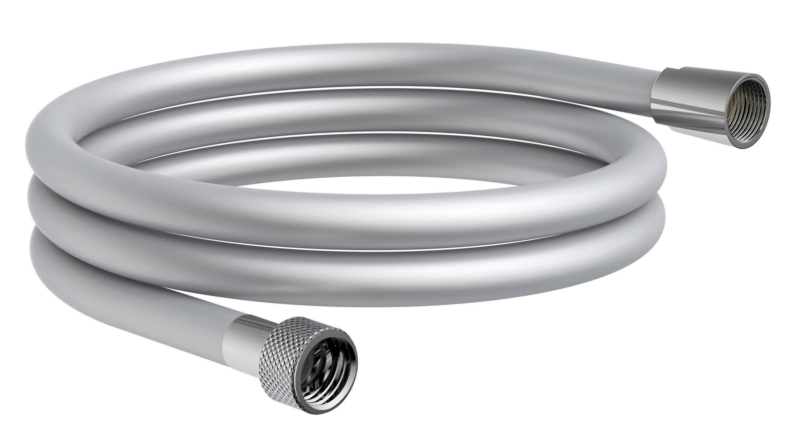 BRAUSESCHLAUCH  - Silberfarben, Basics, Kunststoff (150cm) - Schütte