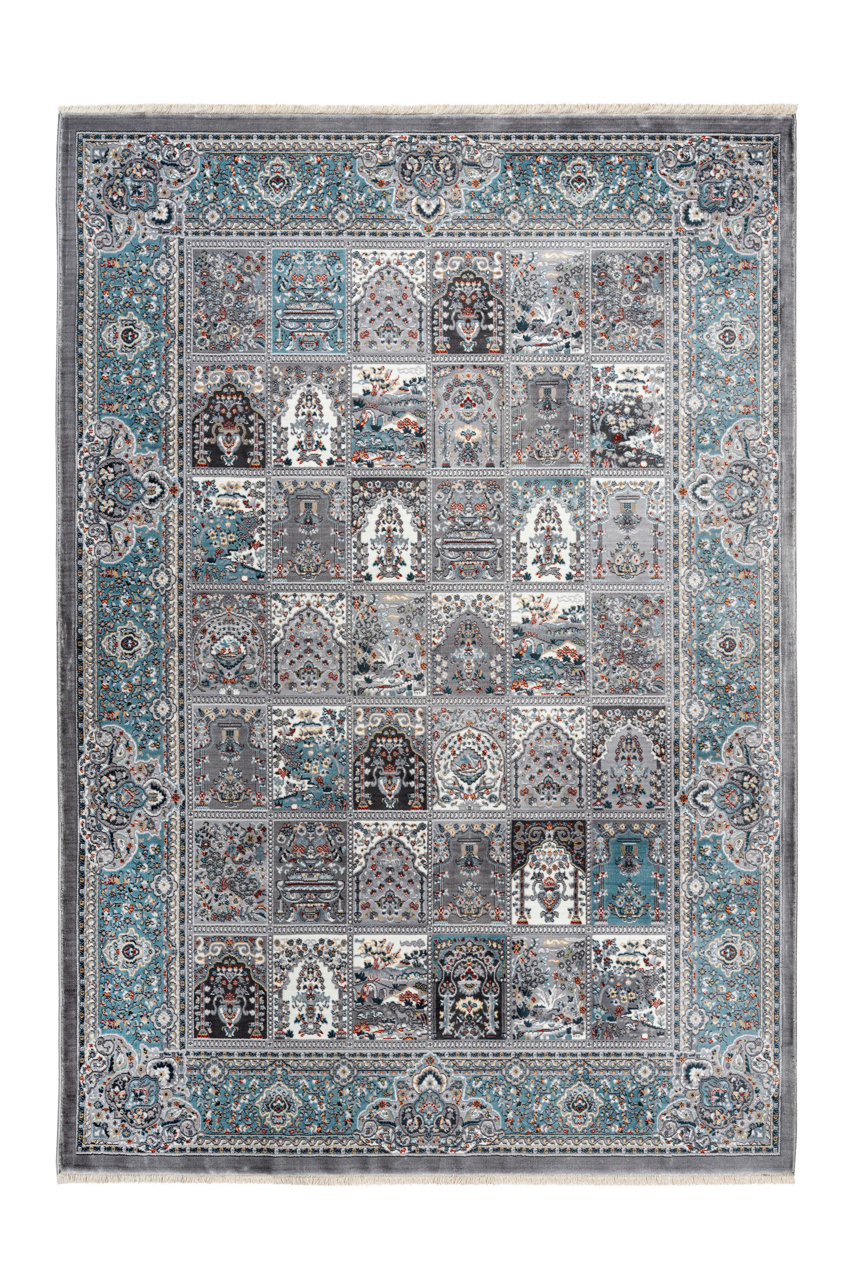 TKANI TEPIH  srebrna     - srebrna, Osnovno, tekstil (200/290cm)