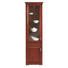 VITRINE in furniert, massiv Nussbaum Nussbaumfarben - Silberfarben/Nussbaumfarben, LIFESTYLE, Glas/Holz (62/42/213cm) - Selva VITRINE in furniert, massiv Nussbaum Nussbaumfarben - Silberfarben/Nussbaumfarben, LIFESTYLE, Glas/Holz (62/42/213cm) - Selva