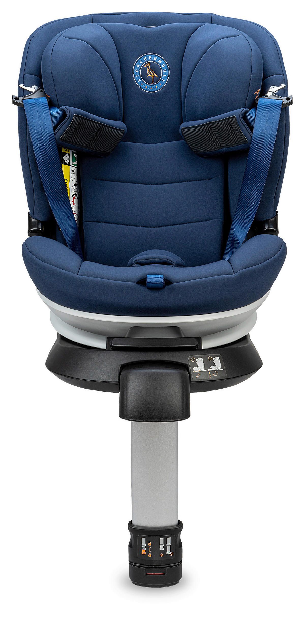 KINDERAUTOSITZ Niki Kid Iris   - Blau, Basics, Textil (45/59/53,5cm) - Storchenmühle