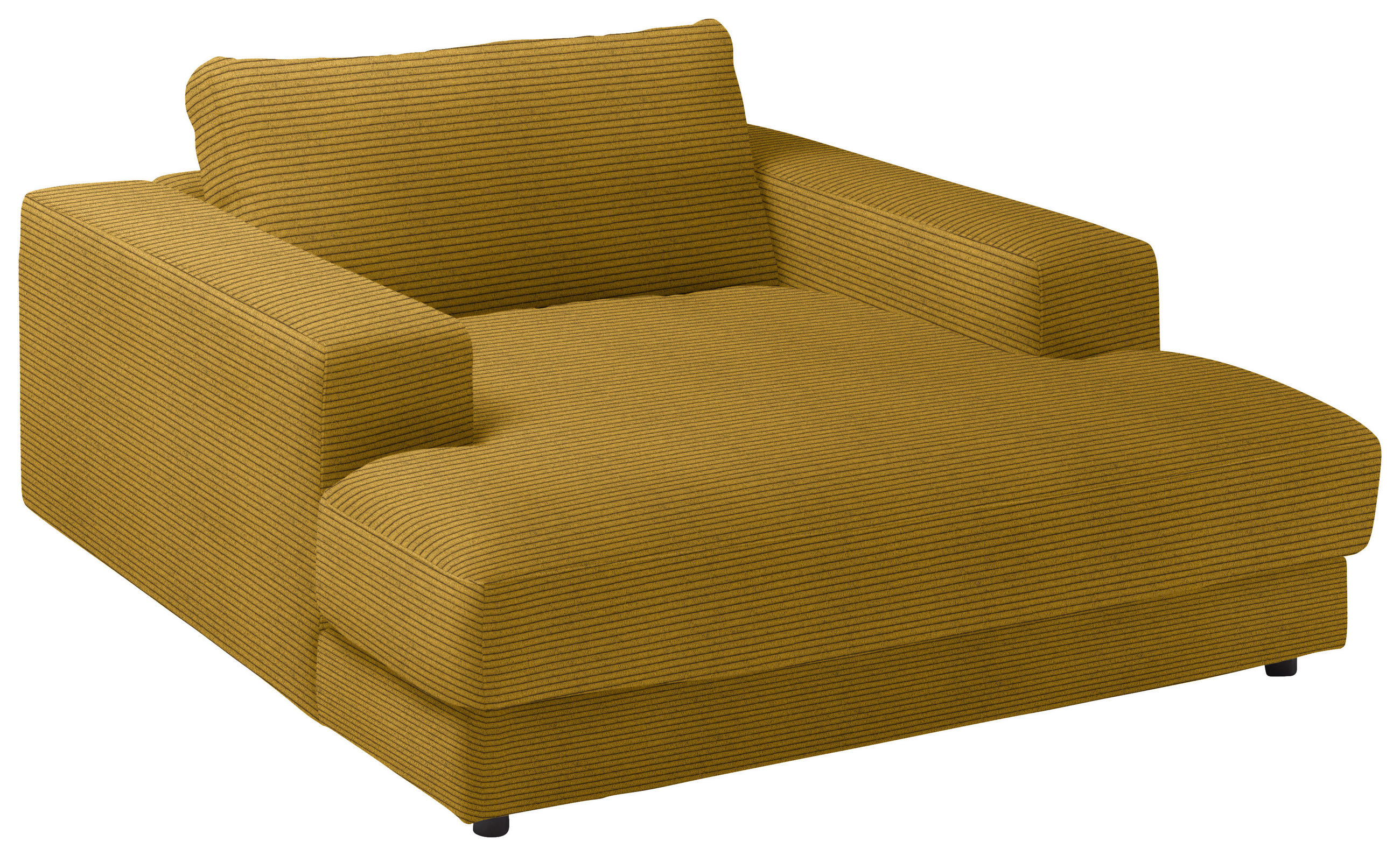 XXL-SESSEL in Feincord Goldfarben, Hellgrün  - Goldfarben/Schwarz, Design, Kunststoff/Textil (150/86/170cm) - Lomoco