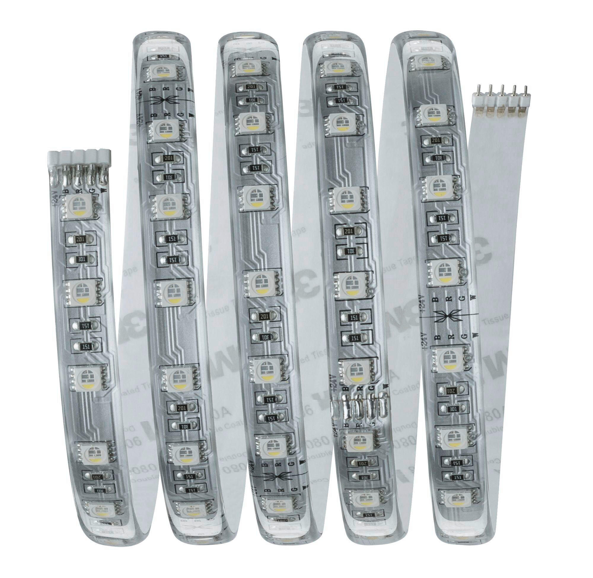 LED-STRIP MAX LED 150/1,25/0,3 cm  - Silberfarben, Design, Kunststoff (150/1,25/0,3cm) - Paulmann