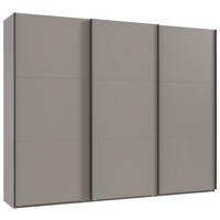 SCHWEBETÜRENSCHRANK 300/216/65 cm 3-türig Sahara  - Schwarz/Sahara, MODERN, Holzwerkstoff/Metall (300/216/65cm) - MID.YOU