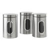 VORRATSDOSENSET 3-teilig  - Silberfarben, Trend, Metall (11/17,5cm) - Echtwerk