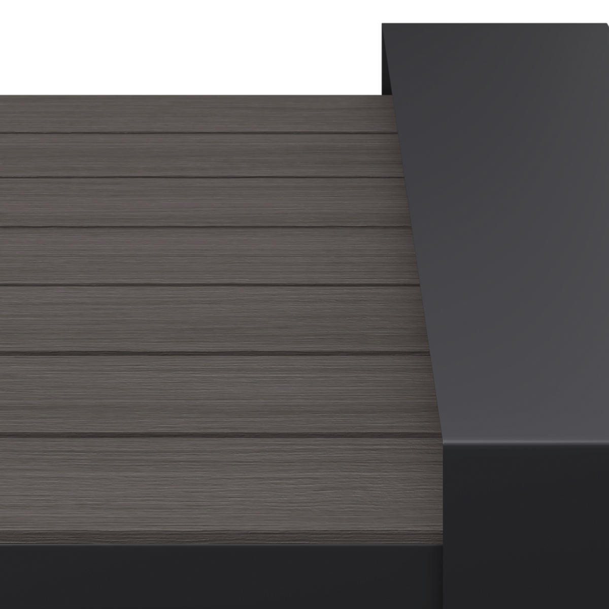 LOUNGEGARNITUR 4-teilig  245/329 cm  Aluminium  - Dunkelgrau/Anthrazit, MODERN, Kunststoff/Textil (245/329cm) - Ambia Garden