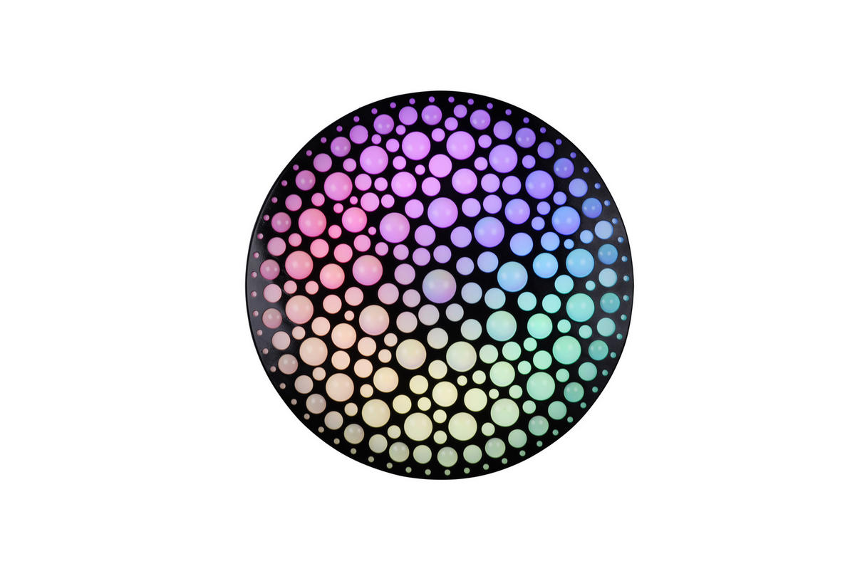 LED-DECKENLEUCHTE 40,5/9 cm  - Schwarz, Basics, Kunststoff (40,5/9cm) - Novel