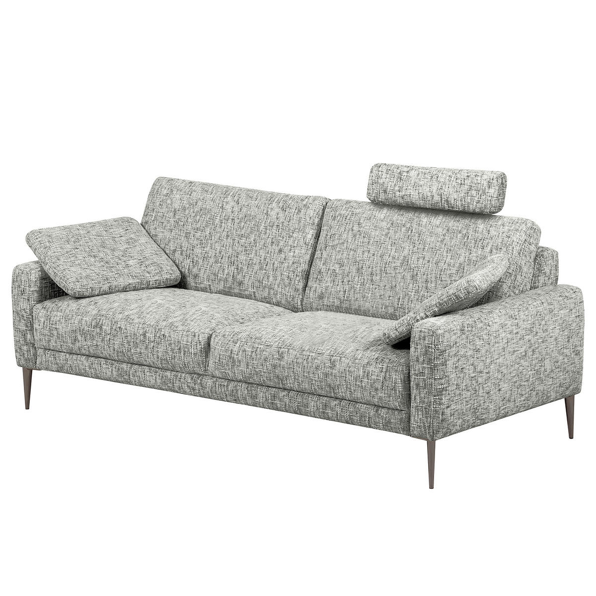 KOPFSTÜTZE 52/17/14 cm  Webstoff  - Grau, Design, Textil (52/17/14cm) - Livetastic