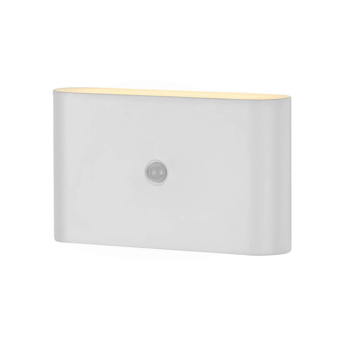 AKKU-WANDLEUCHTE - Weiß, Design, Kunststoff/Metall (16/6,5/9,5cm)