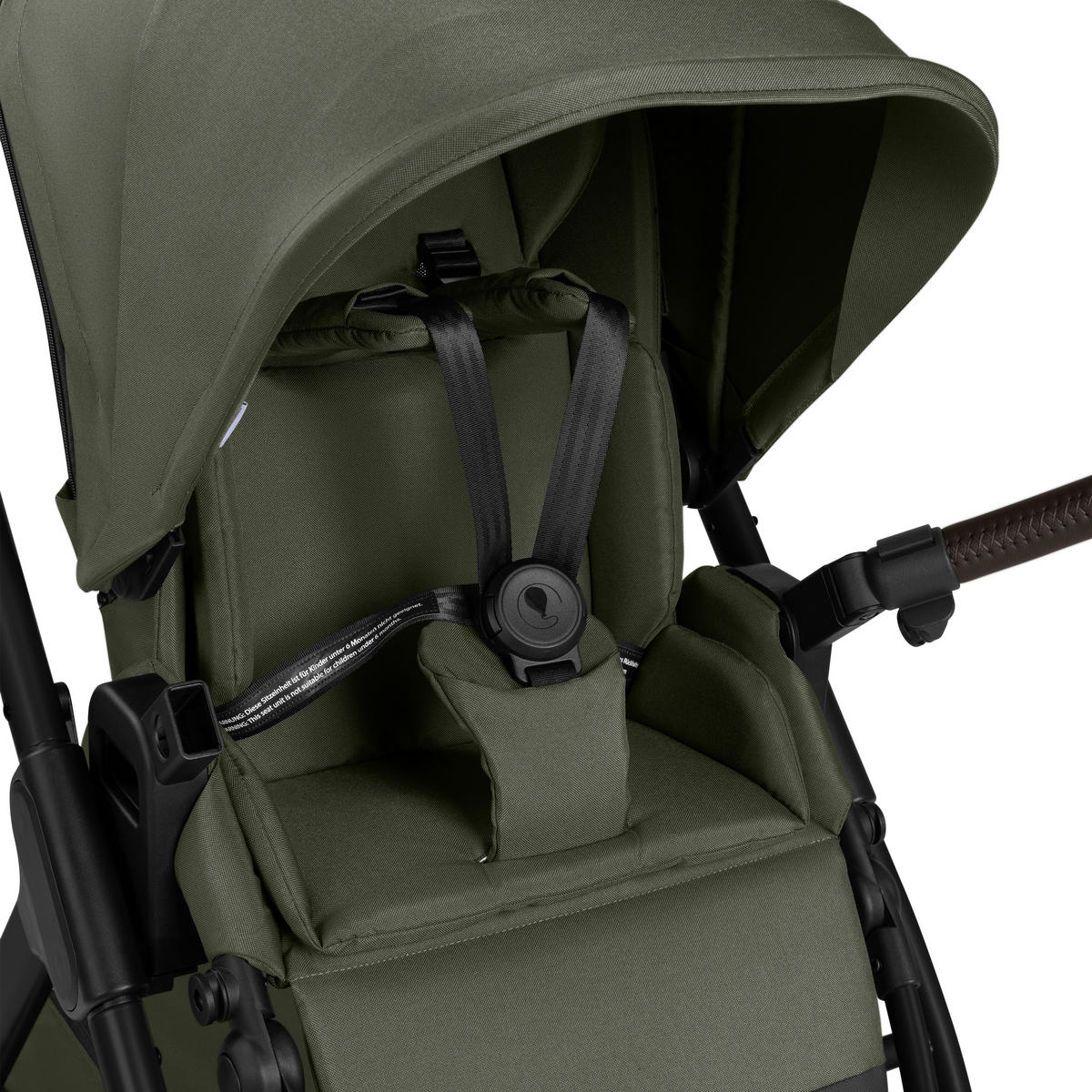 KINDERWAGEN  Samba 2  Avocado  - Schwarz/Olivgrün, Basics, Metall (60/108/88cm) - ABC Design