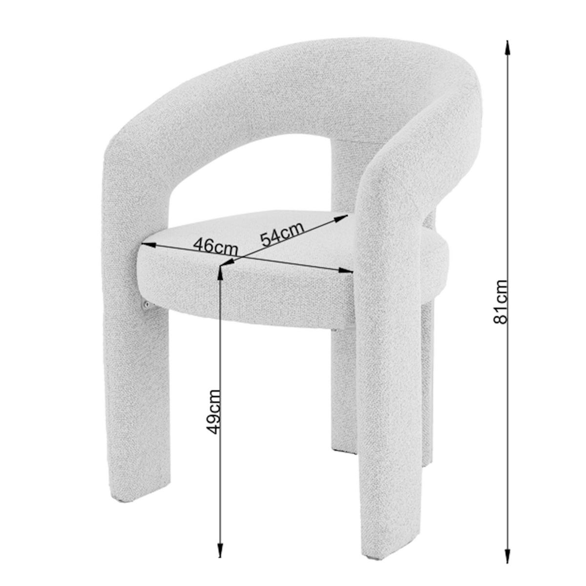 STOLICA S NASLONOM ZA RUKE  siva  metal, tekstil      - siva, Moderno, metal/tekstil (58/81/61cm) - Niels Andersson
