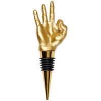 FLASCHENVERSCHLUSS - Goldfarben, Basics, Kunststoff (13,5/4,5/3,5cm)