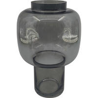 VASE 26 cm  - Dunkelgrau, Design, Glas (16,5/26cm) - Ambia Home