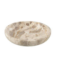 DEKOSCHALE - Beige, Basics, Stein (35/35/6cm) - Ambia Home