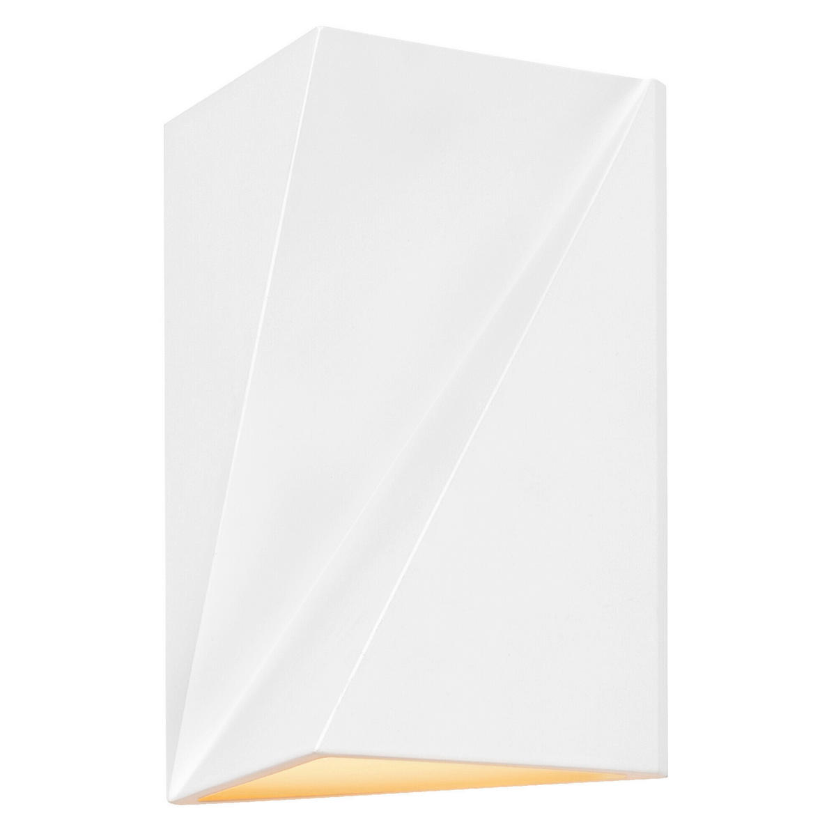 WANDLEUCHTE 15/11.5/20 cm   - Weiß, Basics, Stein (15/11.5/20cm) - Osram