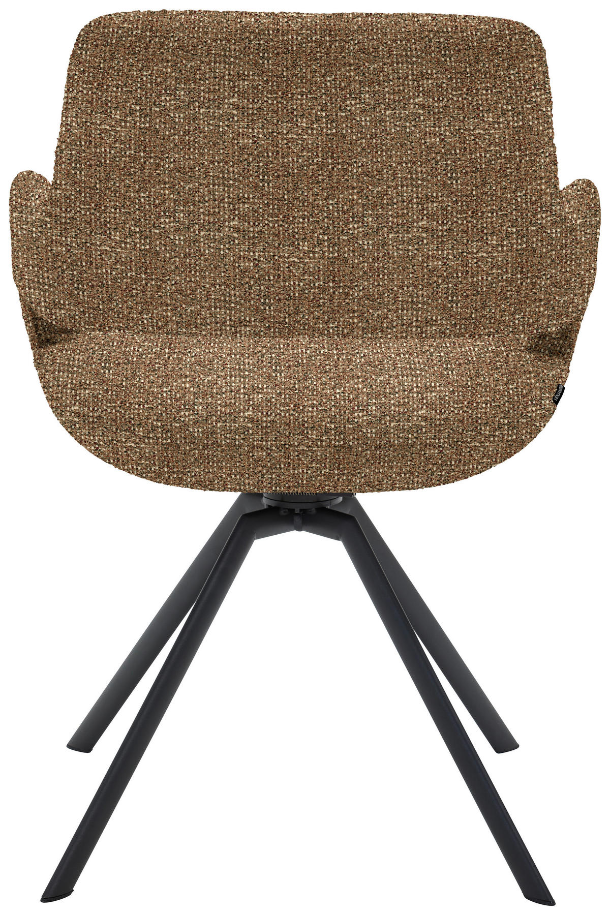 ARMLEHNSTUHL  in Stahl Struktur  - Anthrazit/Cappuccino, Design, Textil/Metall (59/86/63cm) - Venjakob