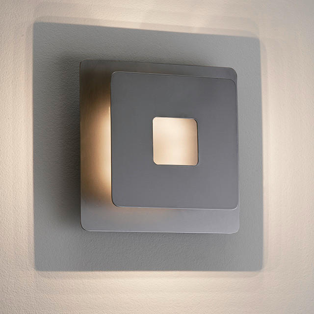 LED-WANDLEUCHTE Hennes   - Schwarz, Design, Metall (18/18cm) - Fischer & Honsel