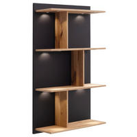 WANDPANEEL Anthrazit, Eichefarben  59,4/103,7/24 cm  - Eichefarben/Anthrazit, Design, Holz/Holzwerkstoff (59,4/103,7/24cm) - Schöner Wohnen