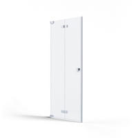 DUSCHTÜR Chromfarben  100/200 cm  - Chromfarben, MODERN, Glas/Metall (100/200cm) - Schöner Wohnen
