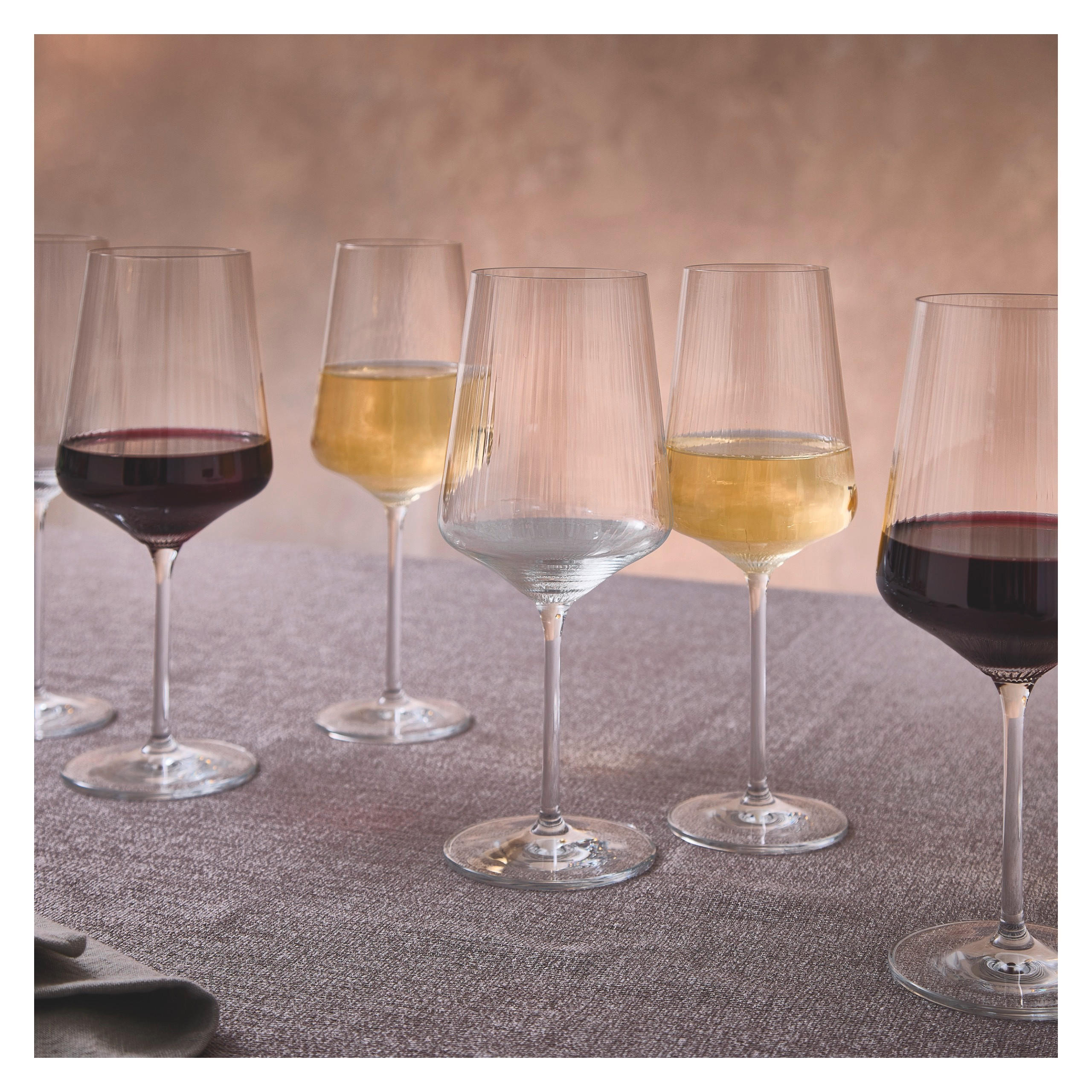GLÄSERSET Sonnenschliff 12-teilig  - Klar, Design, Glas (9,3/22,5/9,3cm) - Ritzenhoff