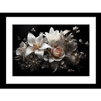 BILD Blumen  - Multicolor, Basics, Textil (30/40/1.5cm) - Euroart