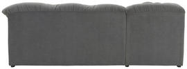 Ecksofa Dunkelgrau Mikrofaser  - Dunkelgrau/Schwarz, KONVENTIONELL, Kunststoff/Textil (192/243cm) - MID.YOU