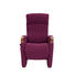 FERNSEHSESSEL in Aubergine Textil - Aubergine/Schwarz, KONVENTIONELL, Kunststoff/Textil (68/113/84cm) - VALDERA