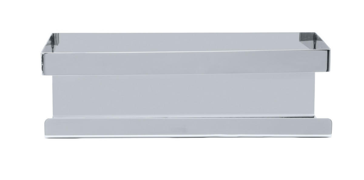 DUSCHABLAGE Metall  - Edelstahlfarben, KONVENTIONELL, Metall (25/8/11,5cm) - Schöner Wohnen
