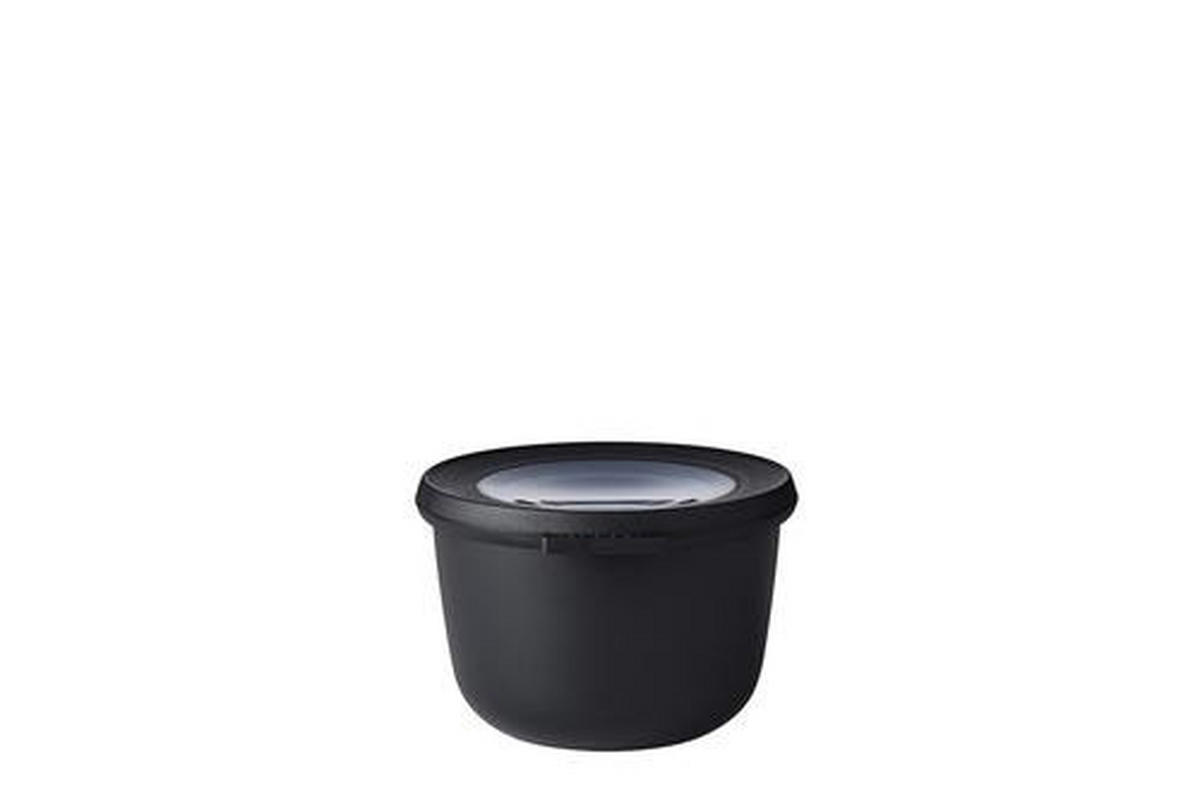 VORRATSDOSE CIRQULA   - Schwarz, KONVENTIONELL, Kunststoff (13,5/12,5/8,5cm) - Mepal