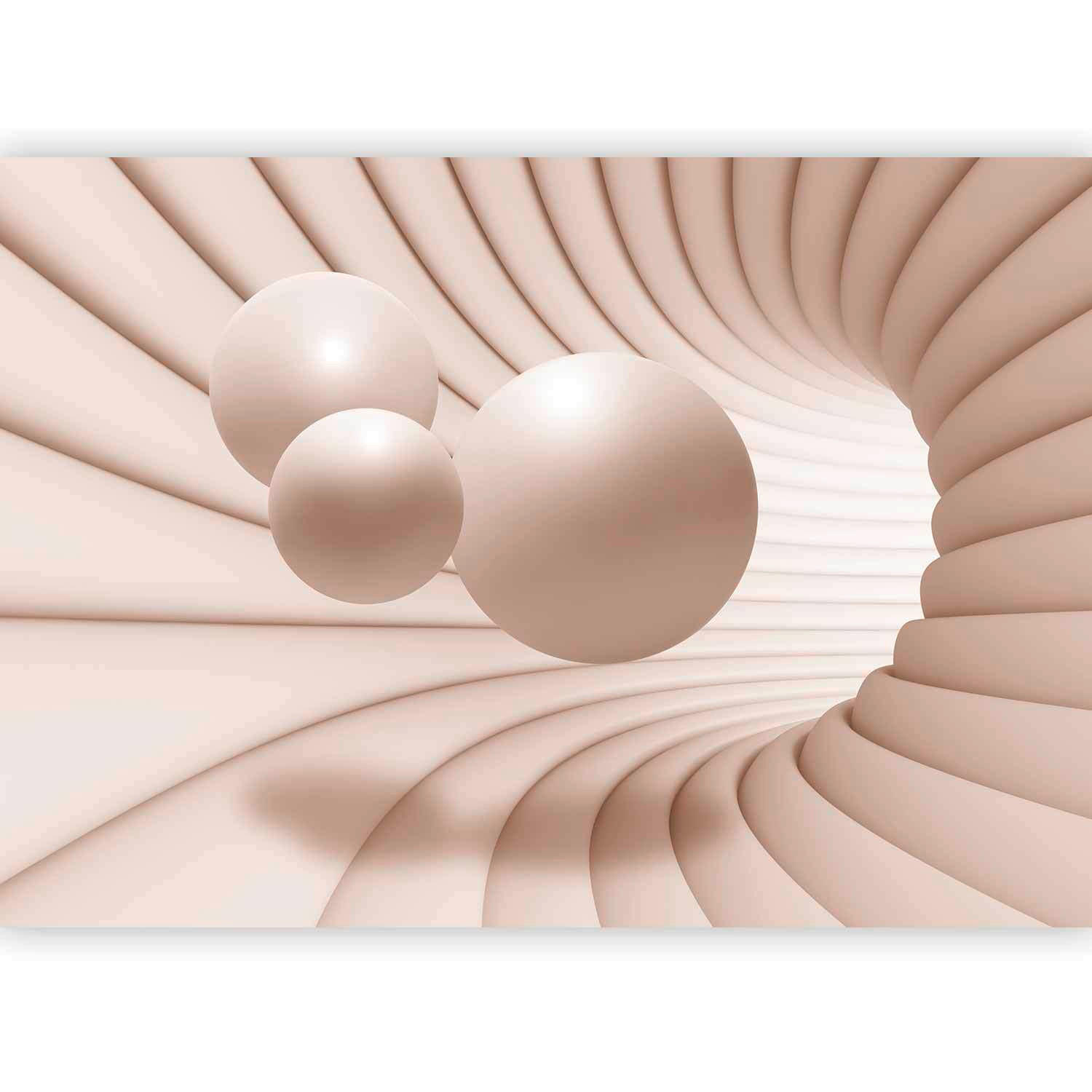 FOTOTAPET 150/105 cm  - vit/beige, Basics, textil (150/105cm) - artgeist
